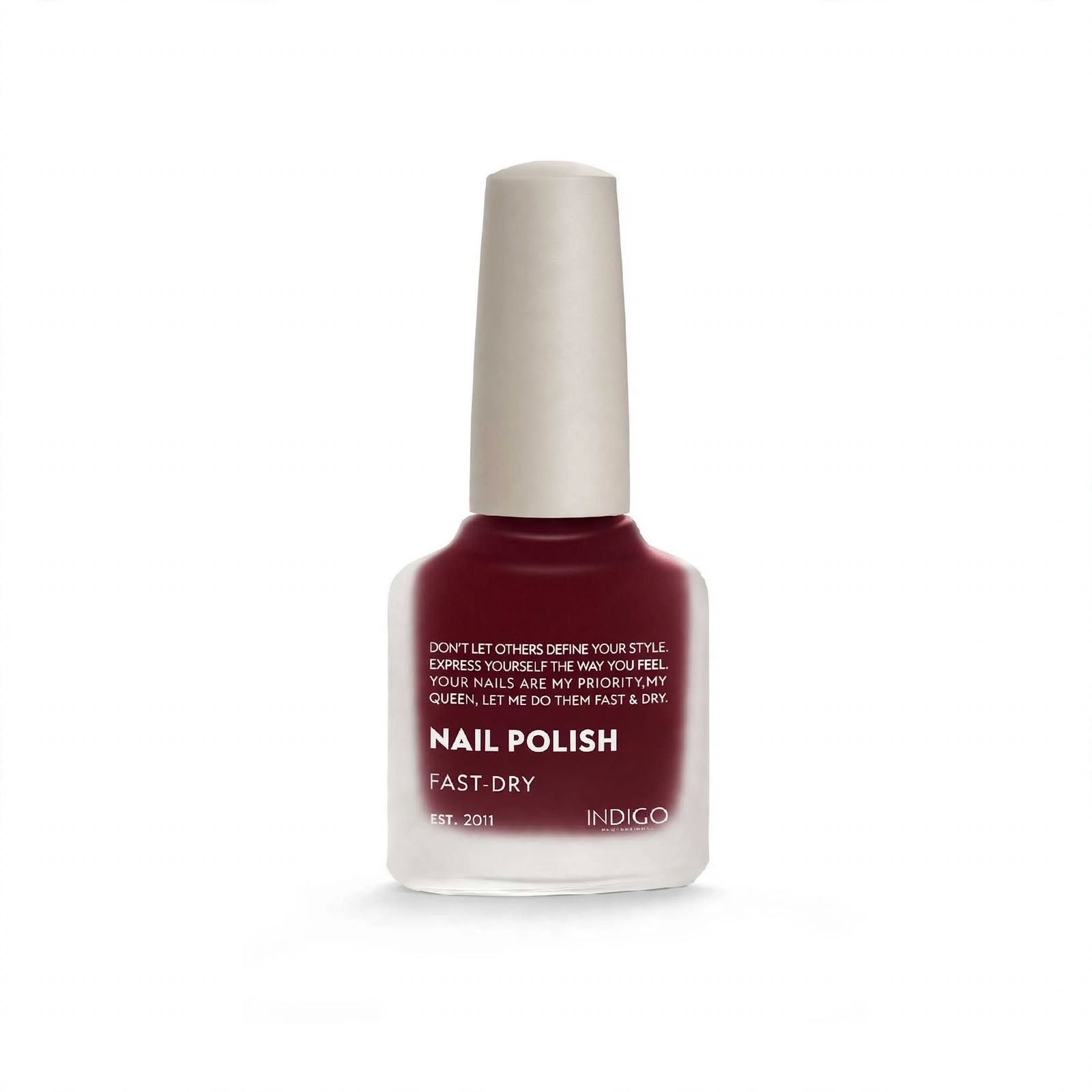 Cherry f Nail Polish Fast Dry - fast-drying classic nail polish - 7ml
