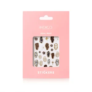 Nail stickers self-adhesive Feral Print - 1pcs